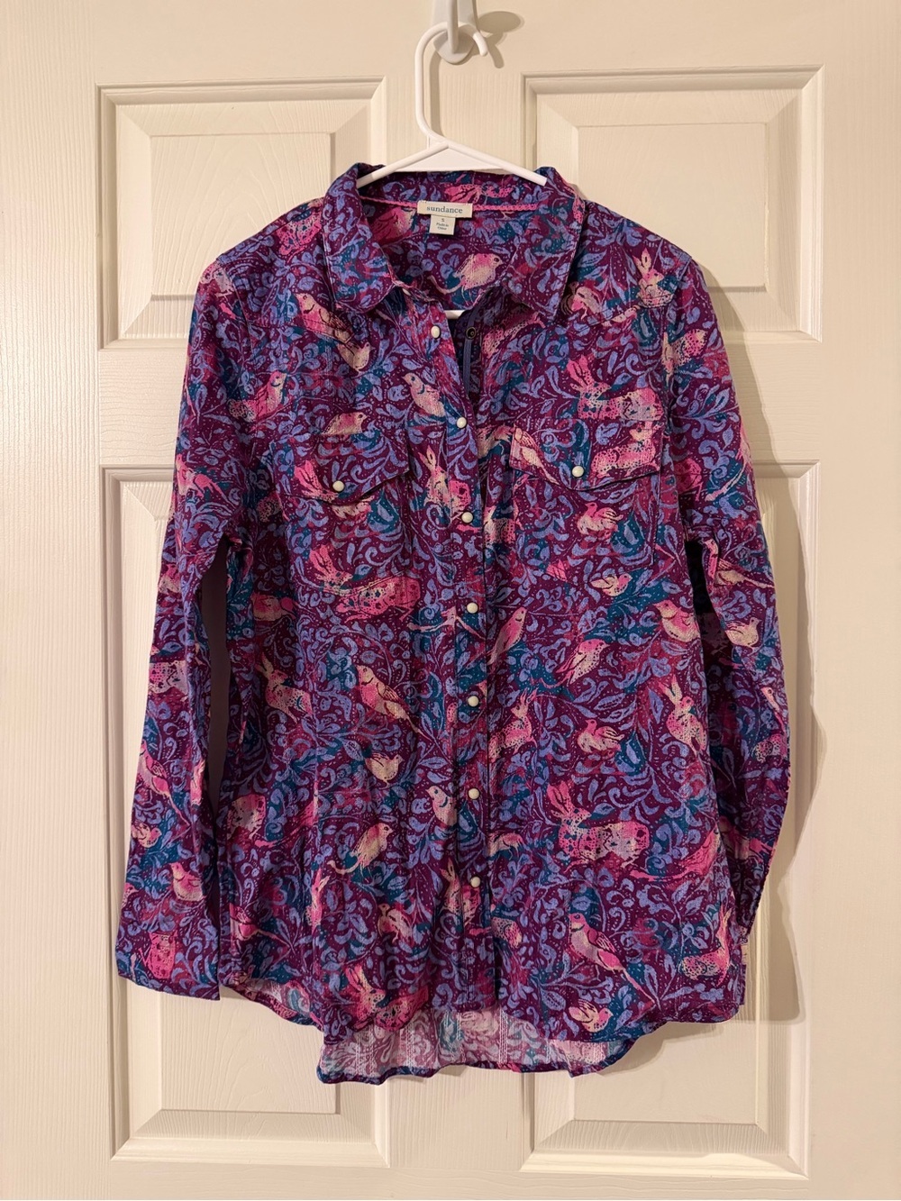 Sundance 100% Cotton Button Down Shirt - size S